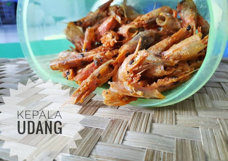 Resep Kepala udang renyah gurih, Lezat