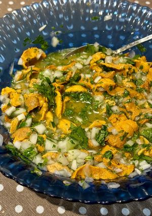 Una foto de Erizos Frescos con Cebolla y Cilantro