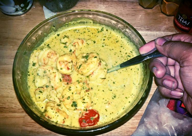 Recipe of Super Quick Homemade Coconut Shrimp Curry