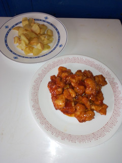 Una foto de Pollo con miel al estilo chino 👩🍳🥢
