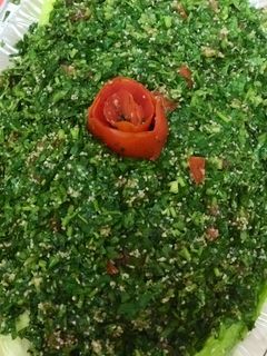 صورة لوصفة تبولة سورية