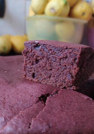 Una foto de Torta húmeda de chocolate y remolacha