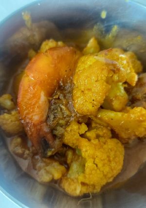 কপি চিংড়ি(kopi chingri recipe in Bengali) রেসিপির প্রধান ছবি