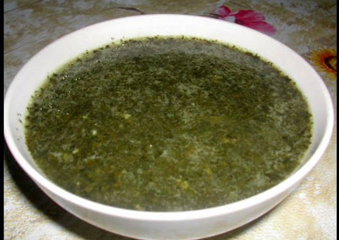 Egyption Molokheya (jute leaves)