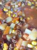 Picadillo de carne molida con zanahoria