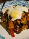 Heidi's Low budget Chorizo & Potato Stir fry
