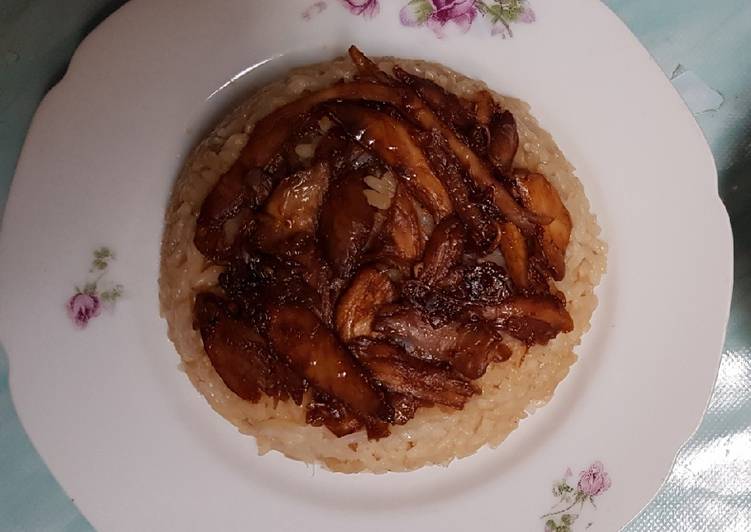 Cara Gampang Menyiapkan Nasi tim ayam ricecooker, Enak Banget