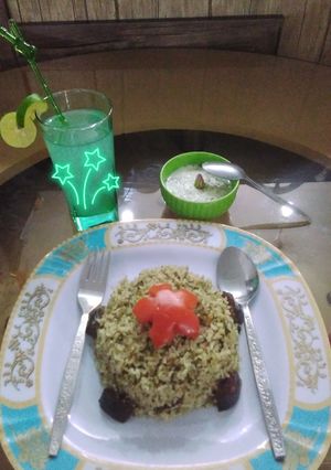 عکسی از دستور پلو شوید