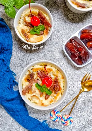Foto resep Puding Roti Kurma Kukus