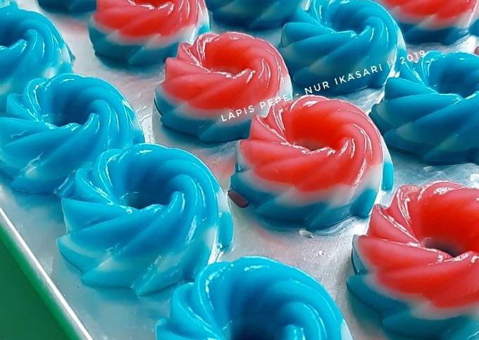 3. Kue Lapis Pepe Pelangi Resep : ita_DapurGriyaKhayangan