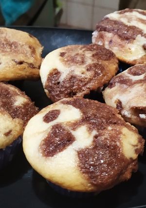 Una foto de Muffins Marmolados🍪🍩🥞😋