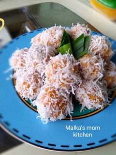 Foto resep Klepon ubi jalar kuning