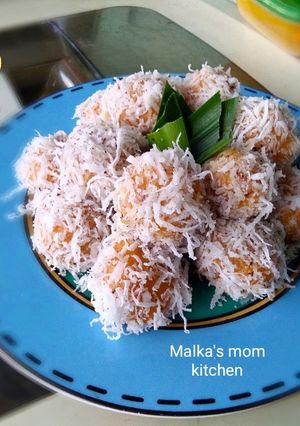 Foto resep Klepon ubi jalar kuning