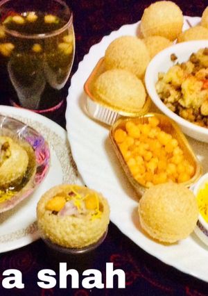 A picture of Chatpati 😋 Pani Puri.