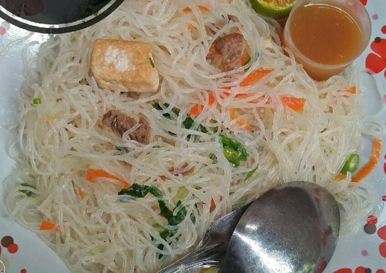 Bihun goreng bening simple