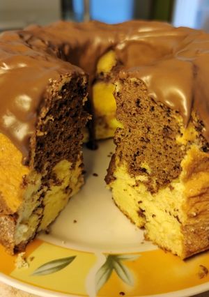 Kuglóf-Nesquik kakaós recept fotója