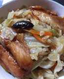 浦燒鰻魚高麗菜飯