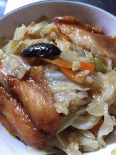 浦燒鰻魚高麗菜飯 的食譜成品照片