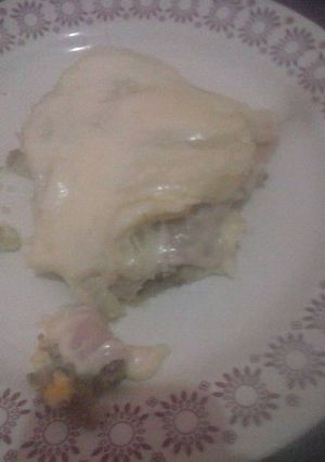 Una foto de Pastel de papa con jamón y queso 😋