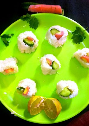A picture of Vegetable Sushi Snacks.