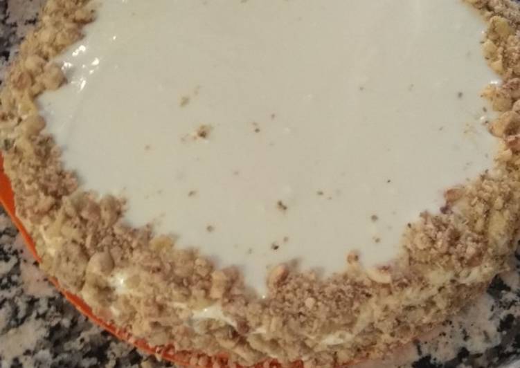 Bizcocho de zanahorias con frosting