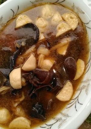 Foto resep Tumis bakso ikan jamur