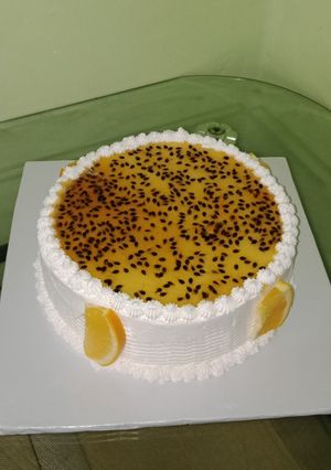 A picture of Passion forest cake.