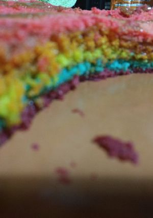 Una foto de Torta arcoiris