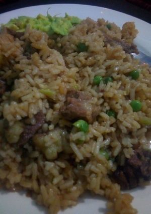 A picture of Peas pilau #pilau contest.