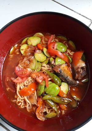 Foto resep Sarden Mie pete