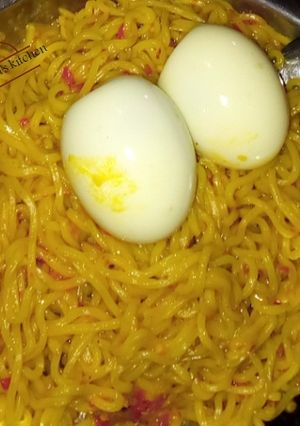 A picture of Curry indomie.