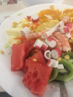 Una foto de Ensalada tropical