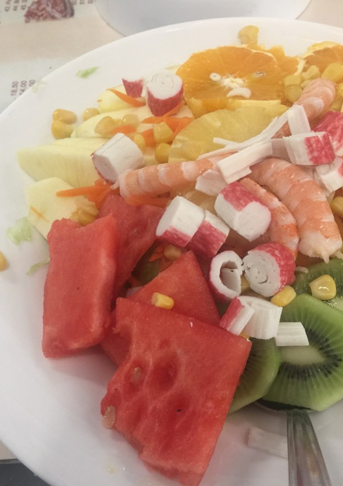 Una foto de Ensalada tropical