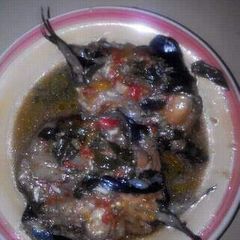 A picture of Catfish pepper soup.
