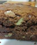 Brownie de chocolate con nueces