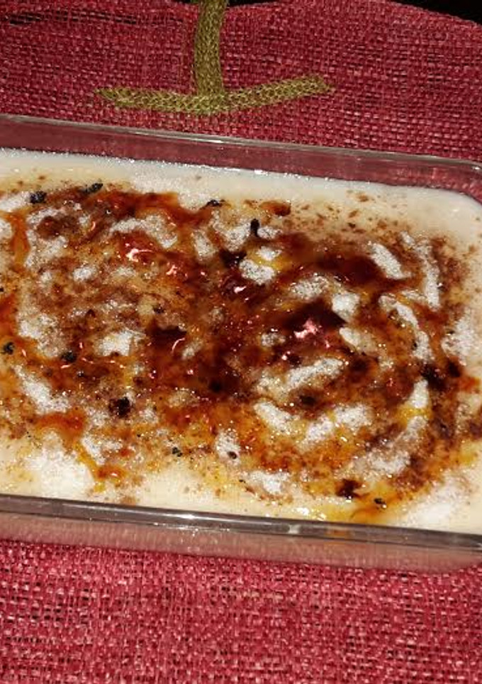 Una foto de Arroz con leche Asturiano