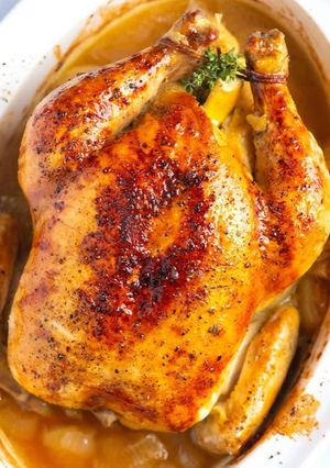 A picture of Simple Roasted Chicken.