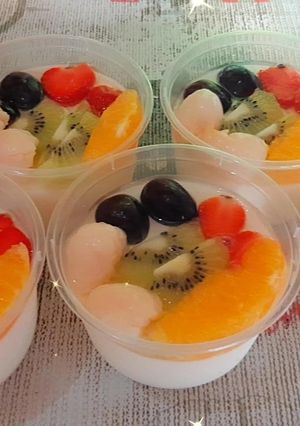 Foto resep Puding Sutra Buah Segar