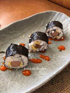 Foto resep 52. Sosis Sushi Roll