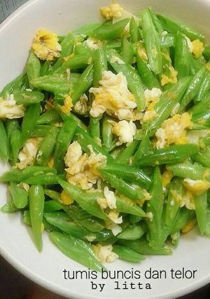 Foto resep Tumis buncis telur