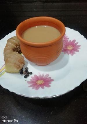A picture of Ginger and pepper tea.