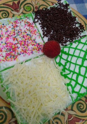 Foto resep 36. Brownies kukus pandan yummy