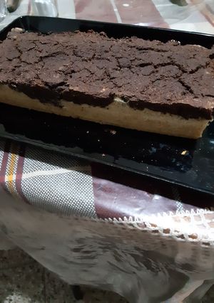 Una foto de Budín integral marmolado