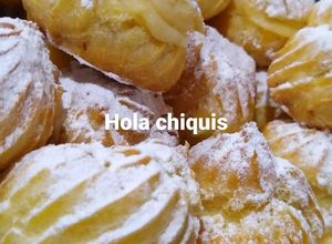 Una foto de Profiteroles! Bombas de crema o rellenas