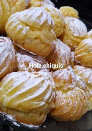 Una foto de Profiteroles! Bombas de crema o rellenas