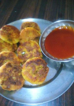 A picture of Spicy Crisp Aloo Tikki.