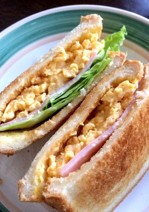 A picture of Breakfast Toast Sandwich.