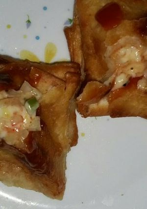 A picture of Cheesy parcels.