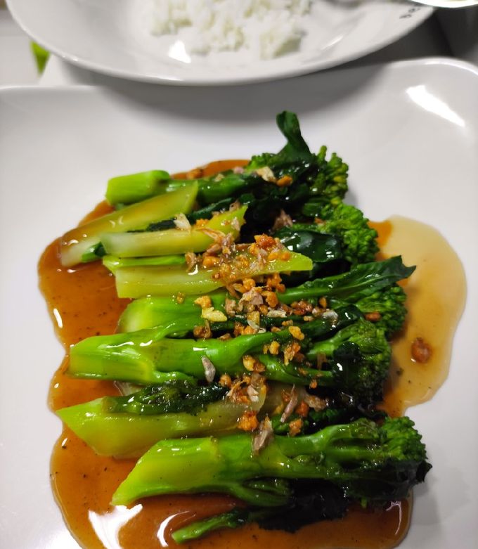 A picture of Baby Broccoli with Oyster Sauce by Microwave @By SanD.
