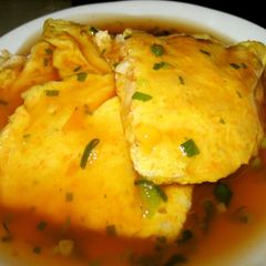 A picture of Japanese-Style Crab Soup with Chikuwa.